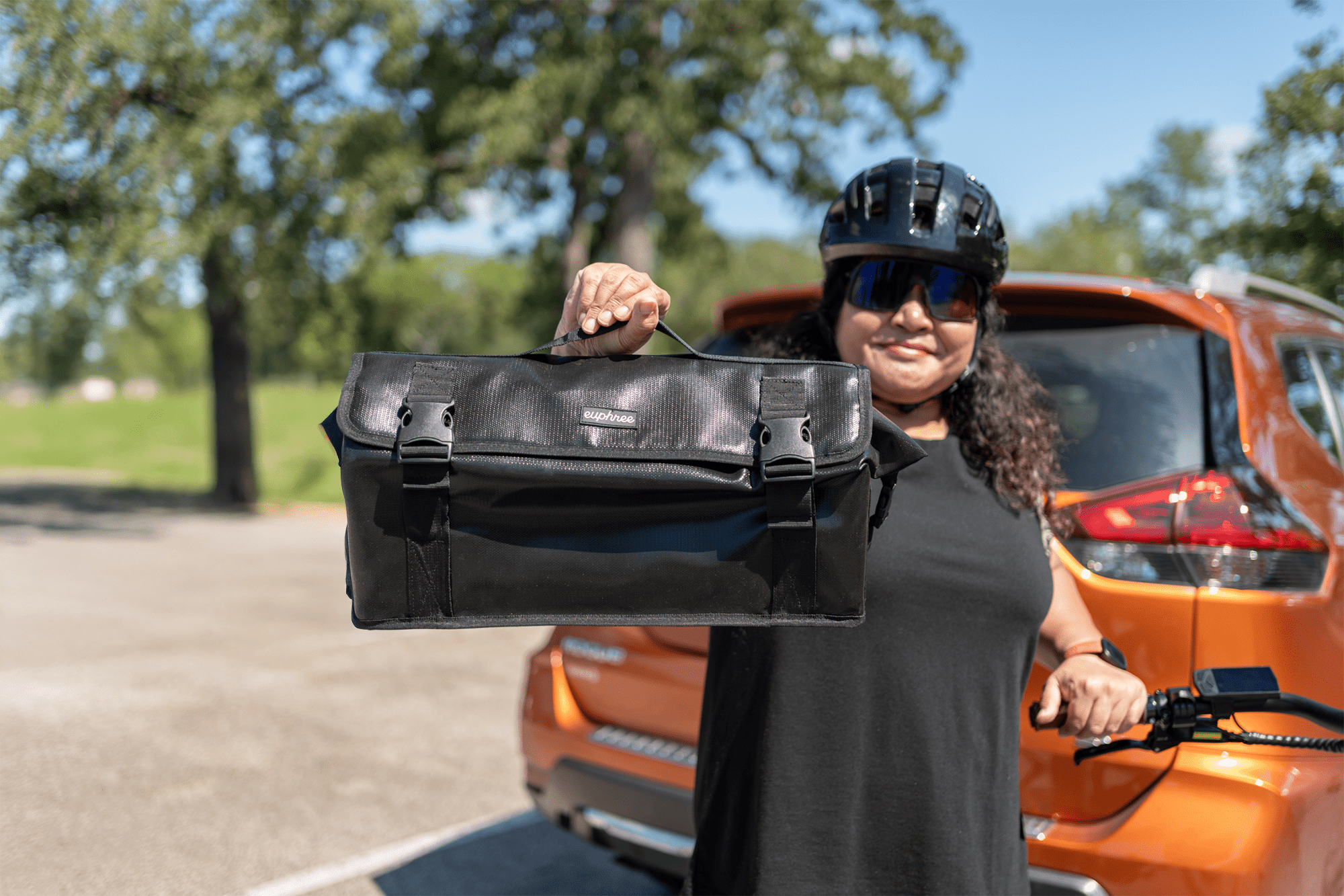 Euphree fireproof battery bag with protective padded interior