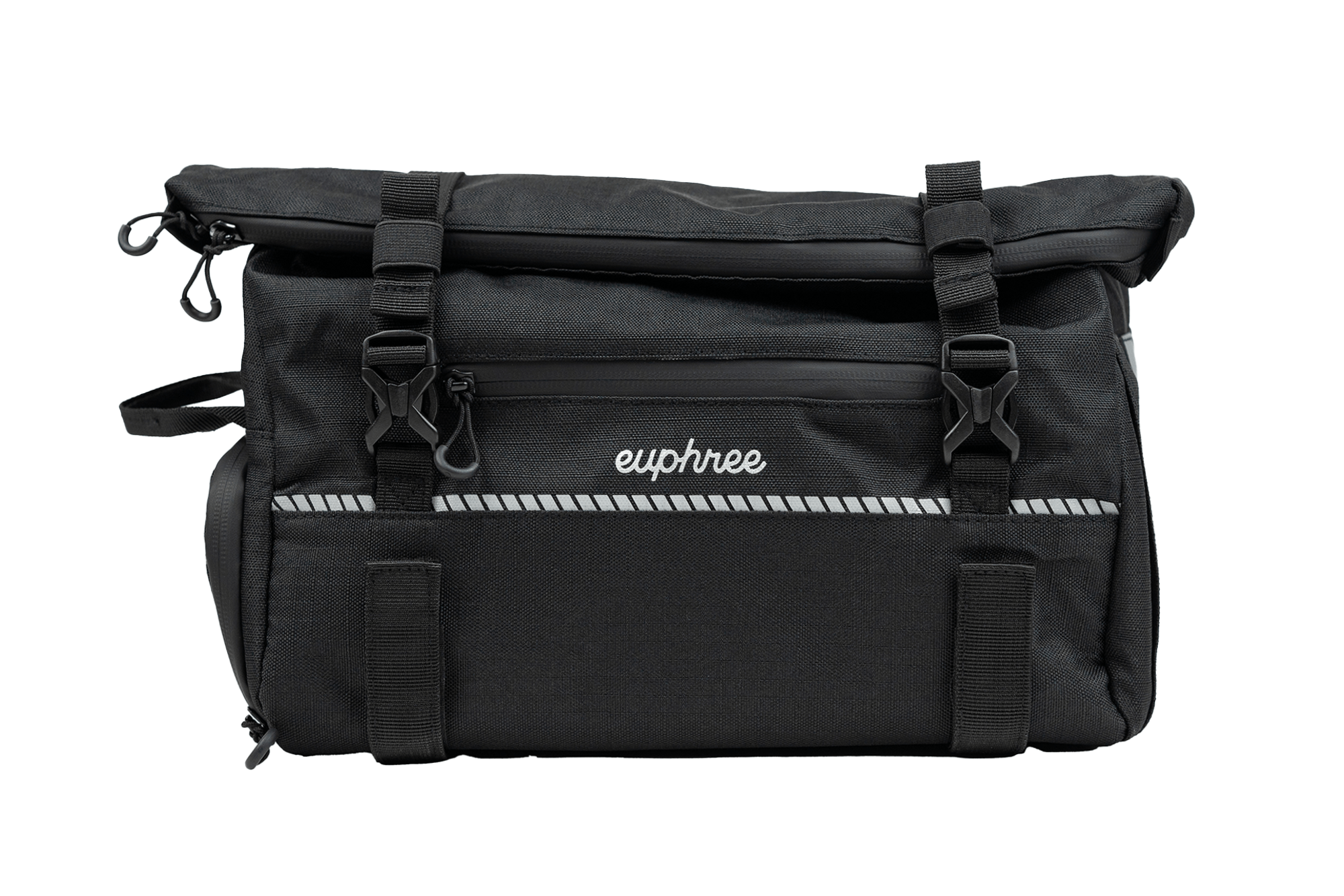 Euphree trunk bag with large compartments and weather-resistant zippers