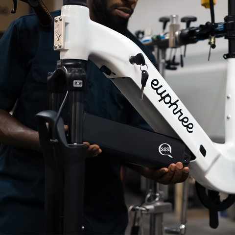 SGS certified safety badge for Euphree Stellar Falcon ebike